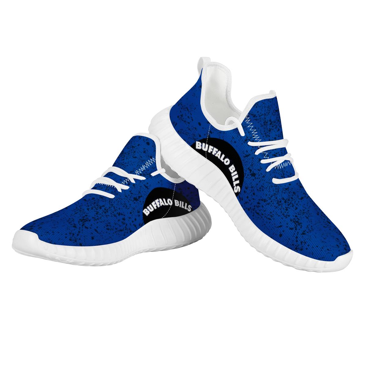 Men's Buffalo Bills Mesh Knit Sneakers/Shoes 002